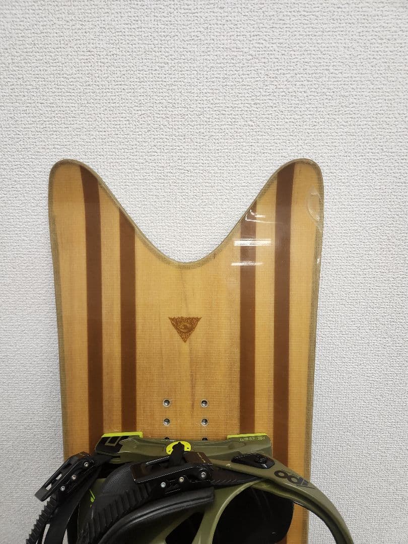 SIMS スノーボード NOWバイン付 木目調　155㎝