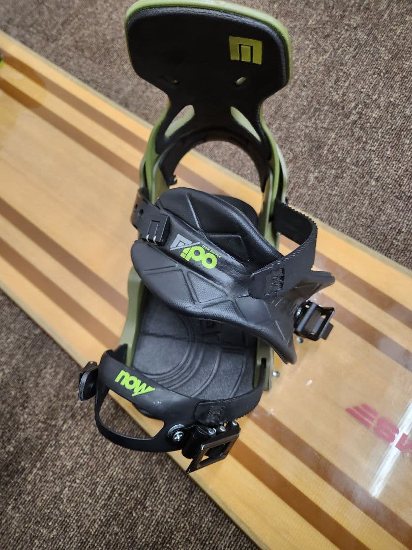 SIMS スノーボード NOWバイン付 木目調　155㎝