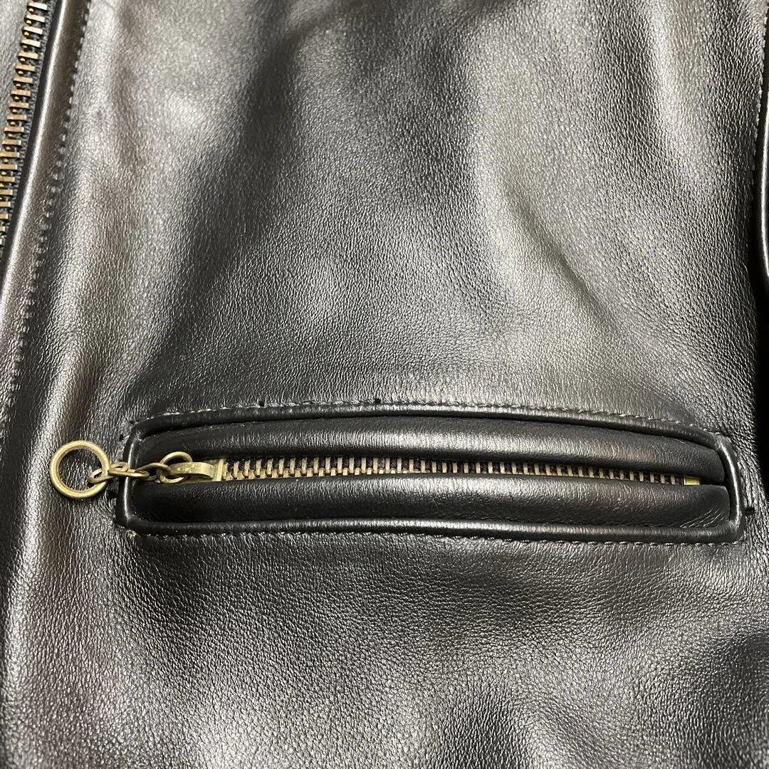 ジ*ル様 Vanson ビンテージ レザージャケット シングルライダース 36