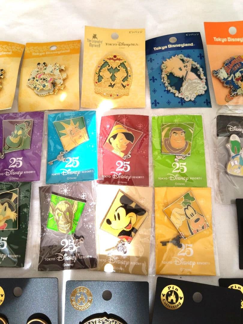 ディズニーピンバッジ 98個 未使用保管品
