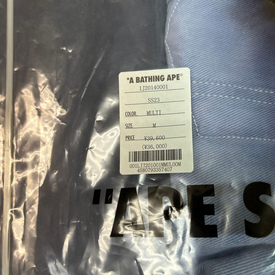 トップス A BATHING APE GRADATION DENIM JACKET