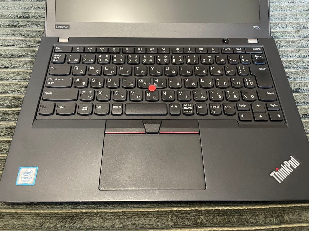 Windowsノート本体 ThinkPad X280 Corei3-8130U 8G NVMe256GB