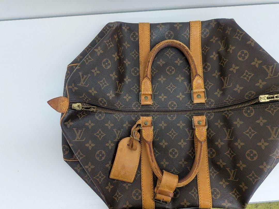 Louis Vuittonキーポル45 ボストンバッグ ブラウン