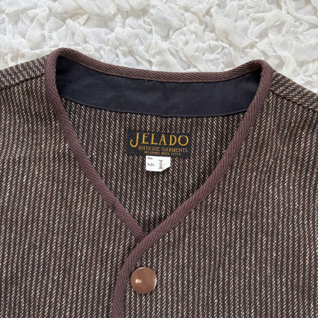 美品 JELADO ビーチクロスベスト ブラウンズビーチ