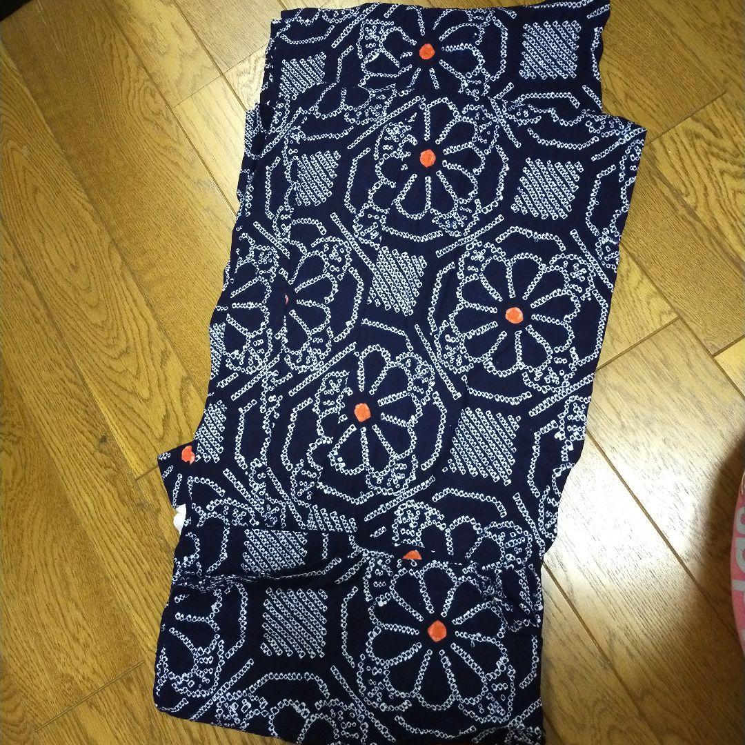 浴衣本絞りです　☆ポチです　兵児帯　お好きな品1品付き