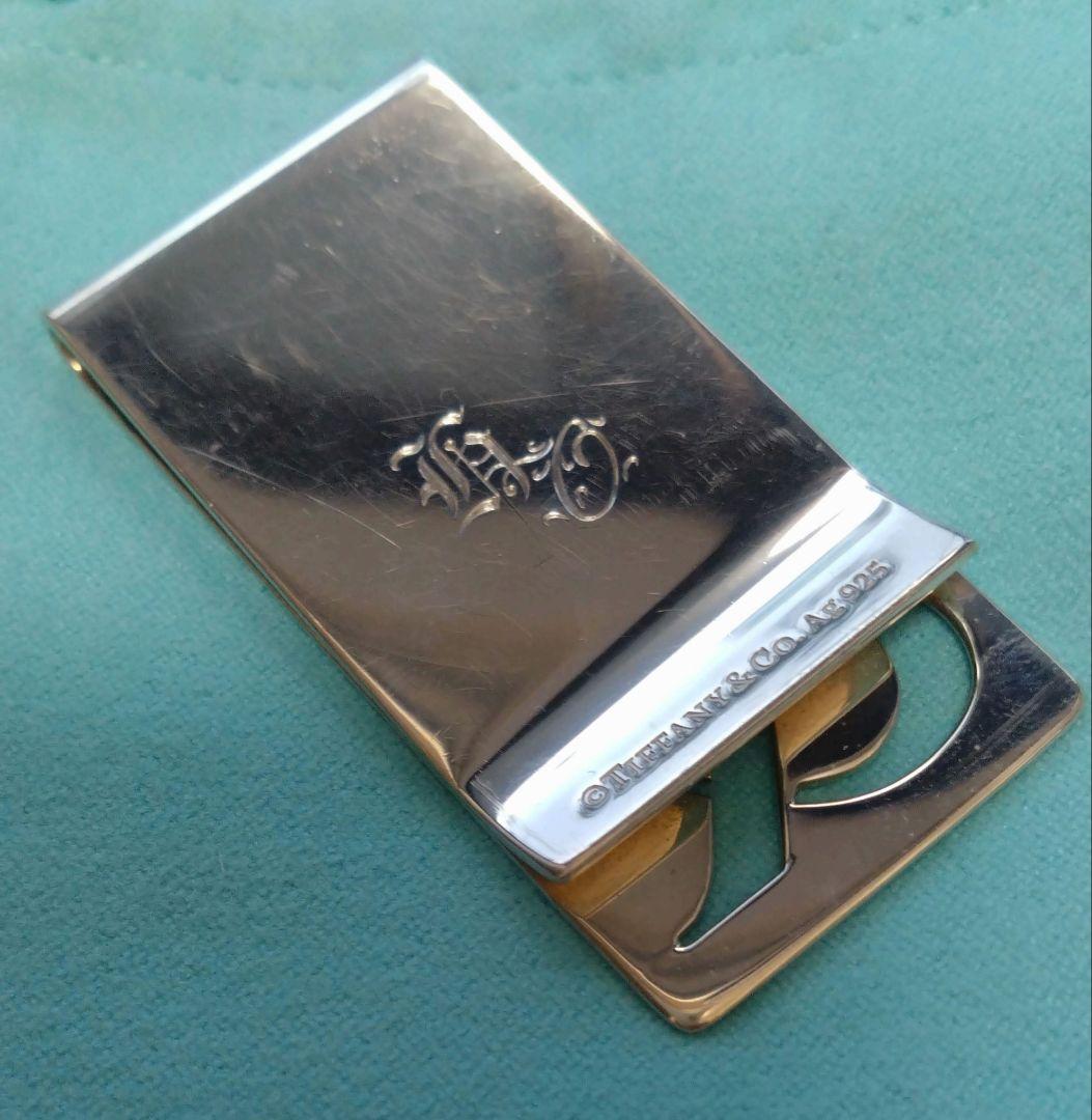 Tiffany & Co. 幅広マネークリップ　メンテナンスクロスのおまけ付き