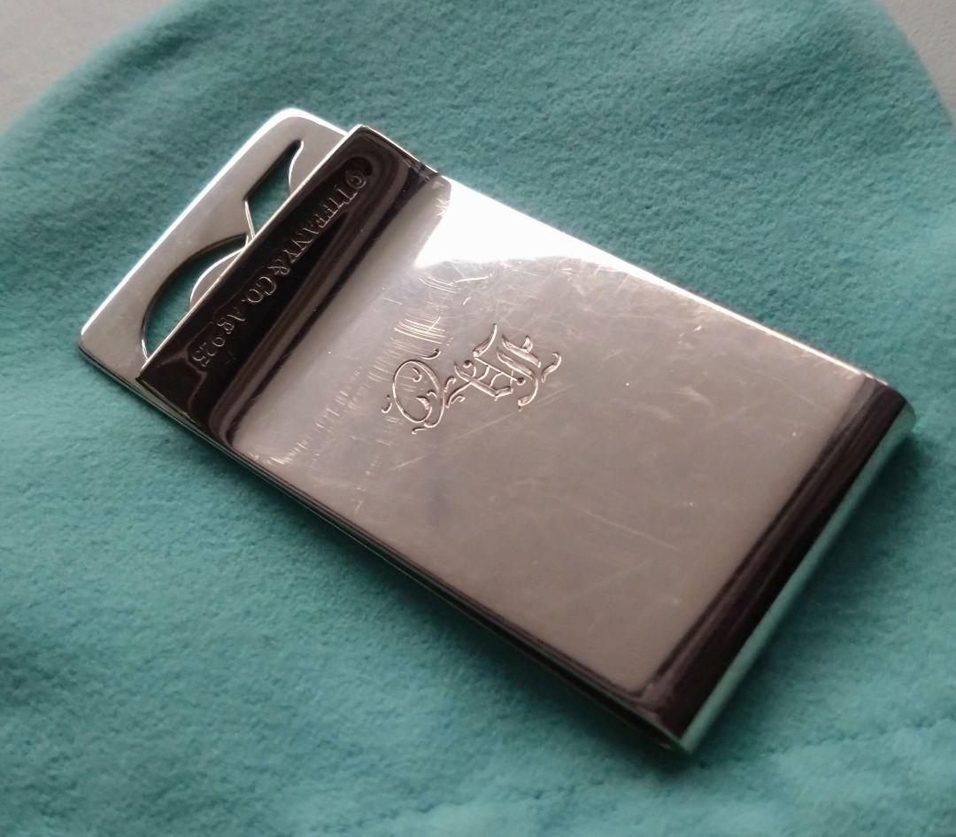 Tiffany & Co. 幅広マネークリップ　メンテナンスクロスのおまけ付き