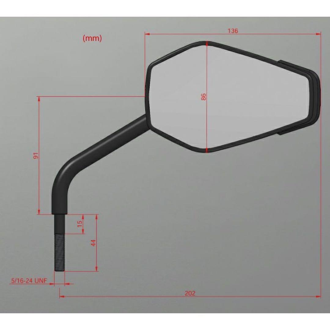 ※早い者勝ち※ ワンダーカインド　ハーレー用ミラー(左右セット)