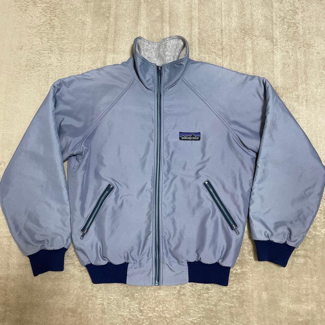 h*c様 パタゴニア シェルドシンチラジャケット デカタグ ブルーグレー