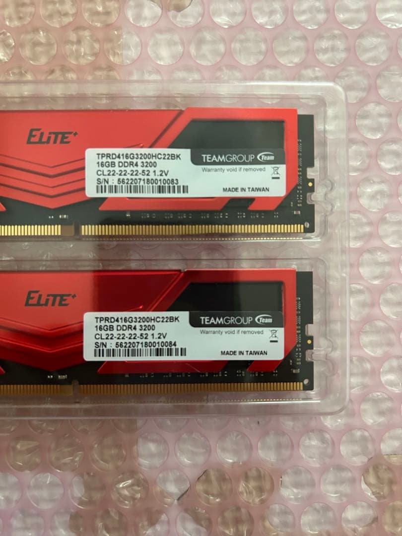 Y*A様 TEAMGROUP Elite+ DDR4-3200 32GB(16G