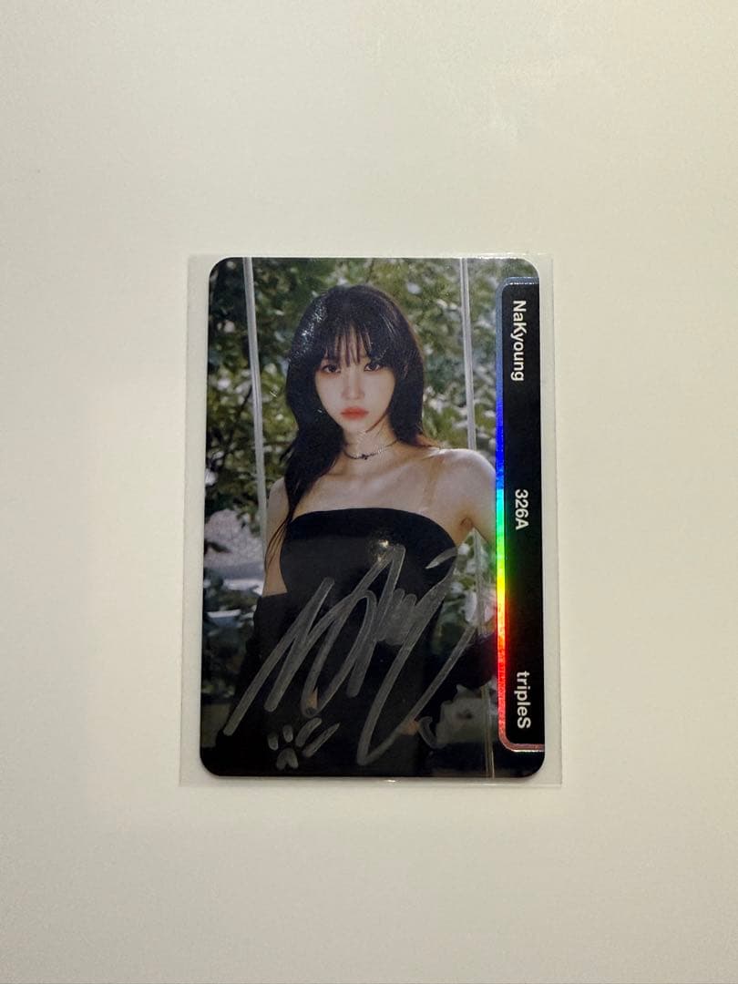 tripleS NaKyoung ナギョン サイン入り objekt