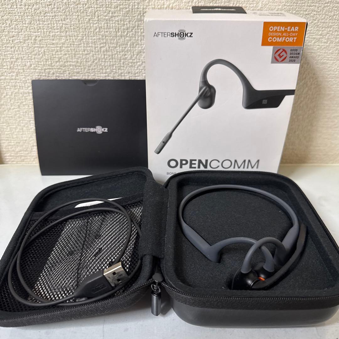 値下げSale中　 OPENCOMM 骨伝導無線bluetooth ヘッドセット