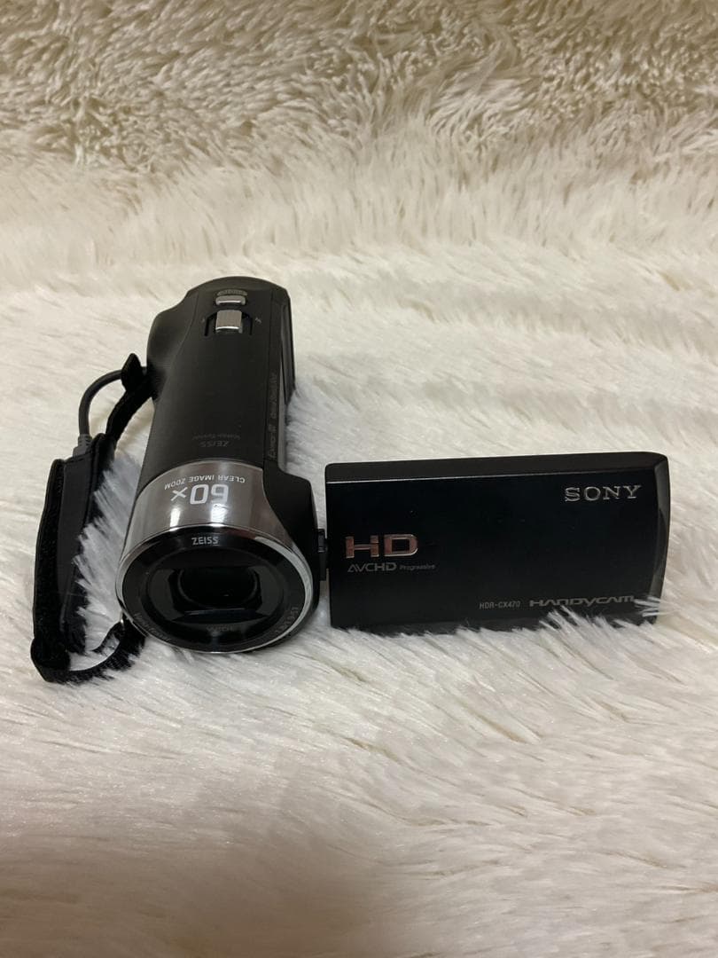 【簡易動作確認済】SONY HDR-CX470 ビデオカメラ ブラック