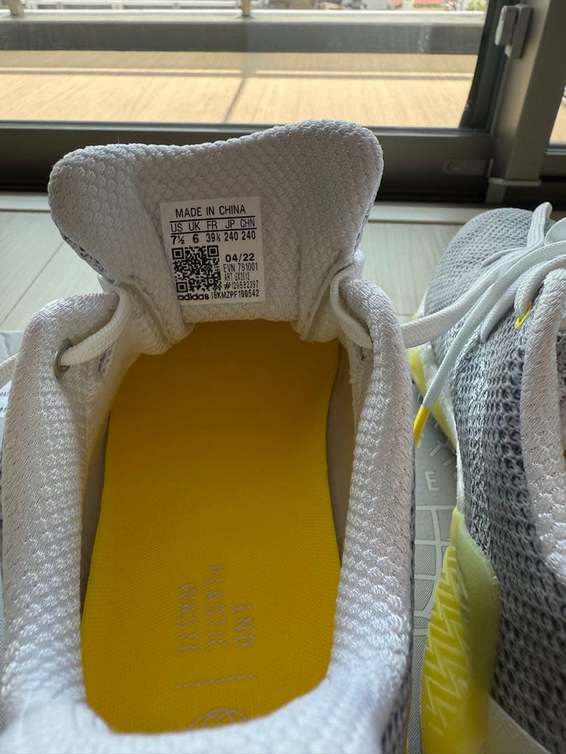 アディダス コードカオス 22ウィメンズスパイクレスビームイエロー GX2612