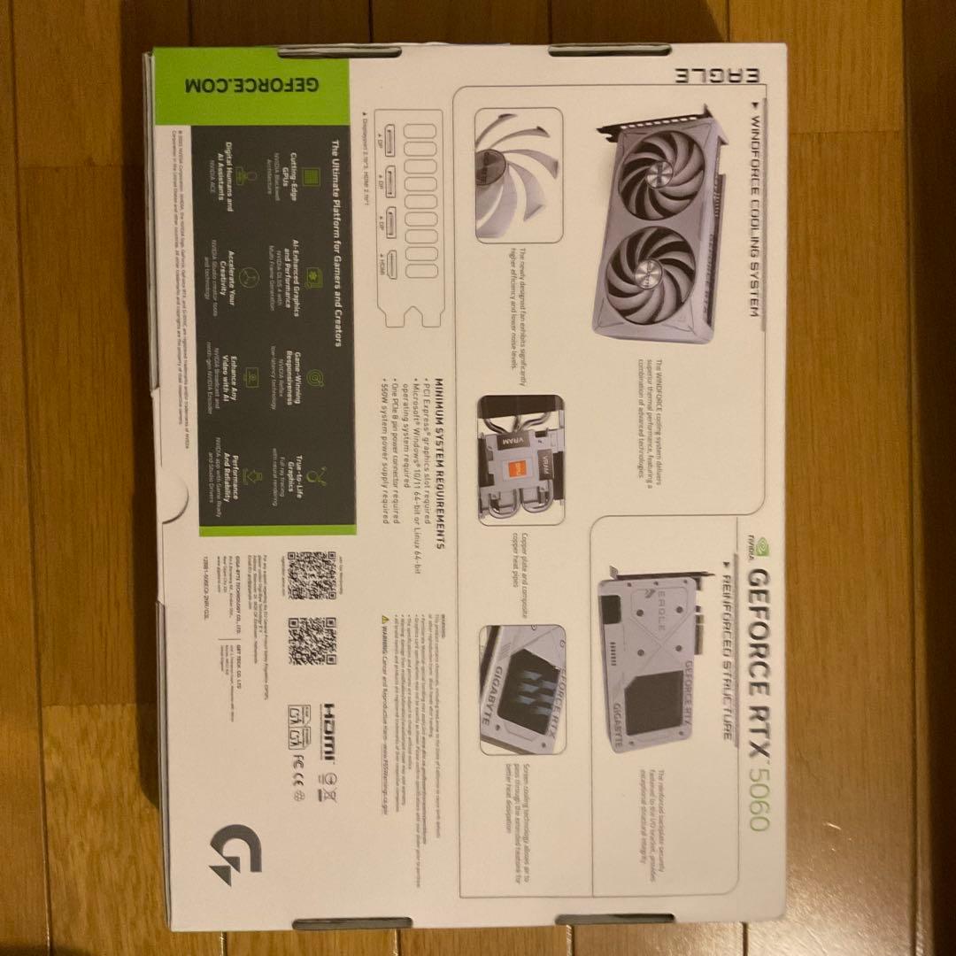 グラフィックボード・グラボ・ビデオカード GIGABYTE 5060 EAGLE DC ICE 8G