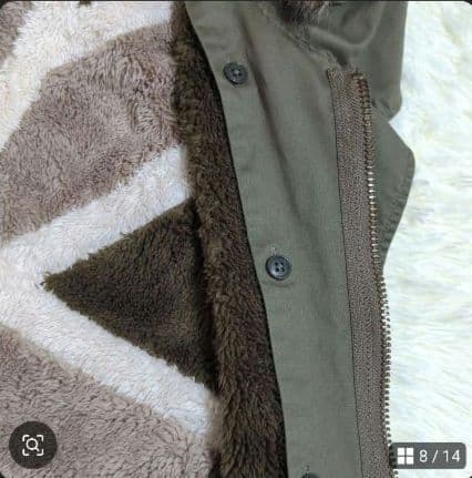 FREDPERRY モッズコート ボア フィッシュテール　月桂冠 ライナー M