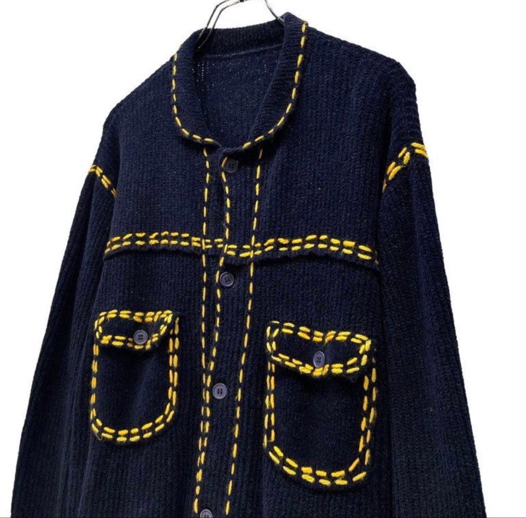 PHINGERIN 23AW ハンドステッチデザインニット＆マフラー