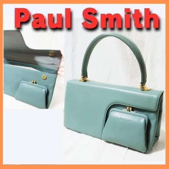 Paul Smith ミントグリーン ハンドバッグ　パーティー　結婚式