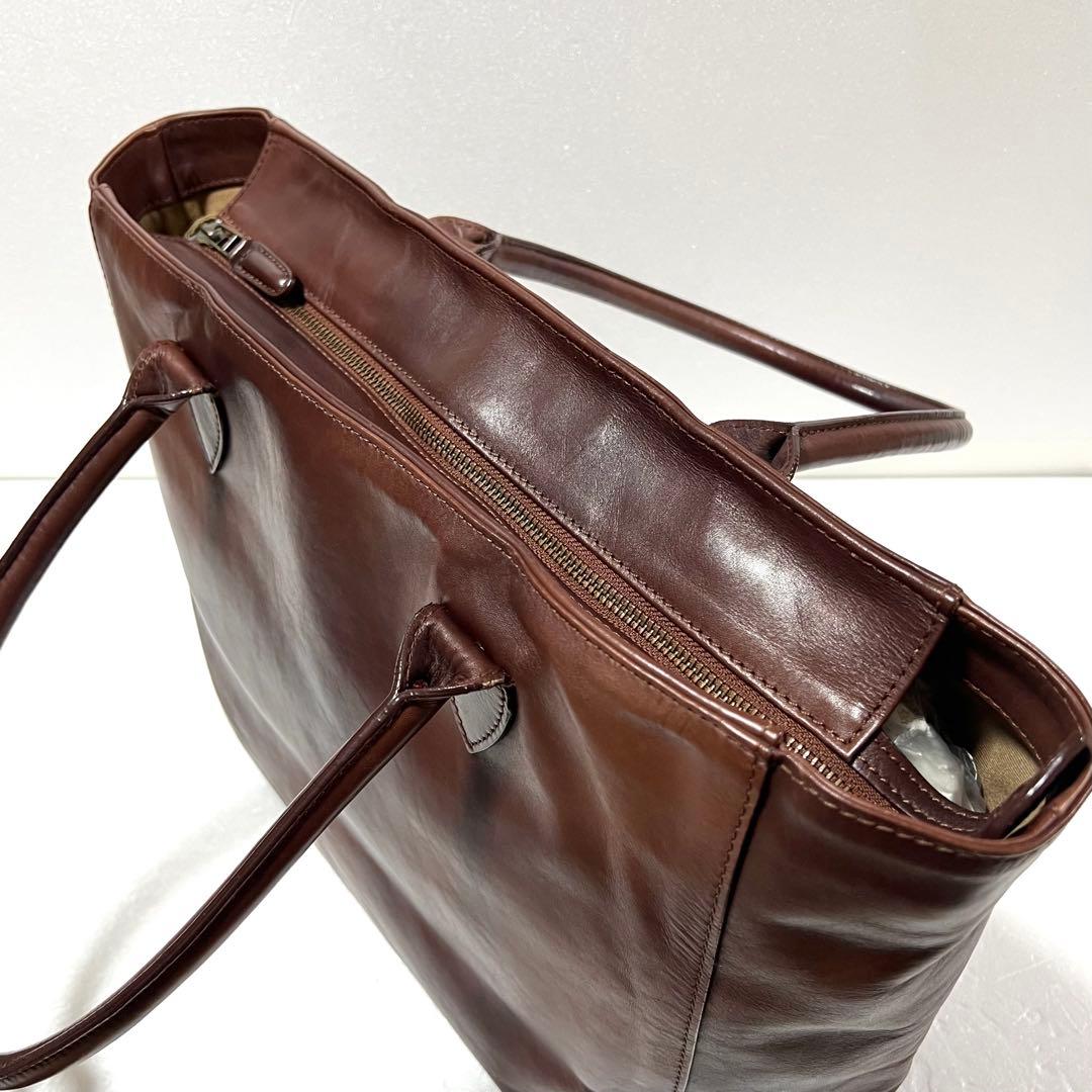 【良品】MOTHERHOUSE マザーハウス アンティーク キャリア トート