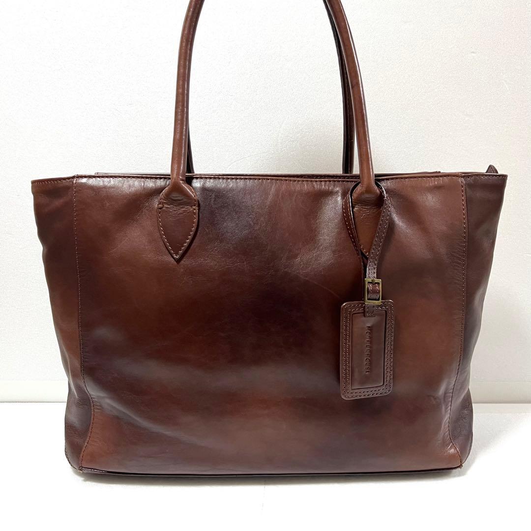【良品】MOTHERHOUSE マザーハウス アンティーク キャリア トート