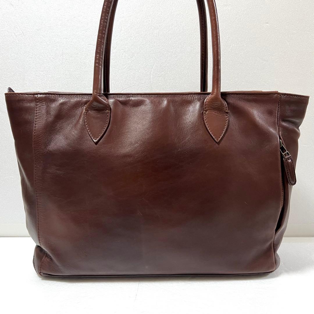 【良品】MOTHERHOUSE マザーハウス アンティーク キャリア トート