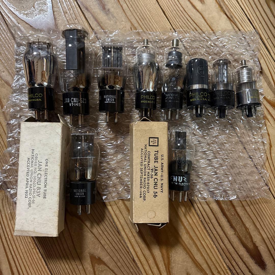 真空管セット　アメリカ製　10本セット