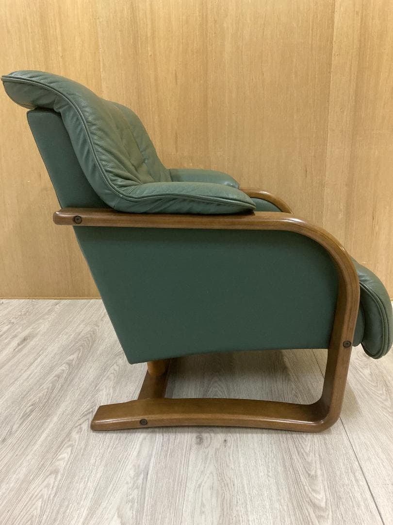 ミ*ン様 冨士ファニチア　FUJI FURNITURE 　本革　1人掛けソファ