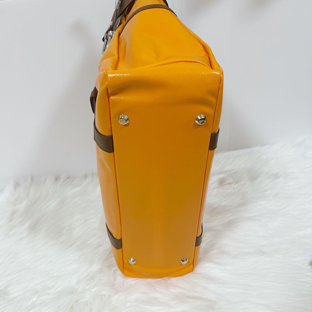 森野帆布　新品　2way トートバッグ　オレンジ　撥水SIGNAL FLAG