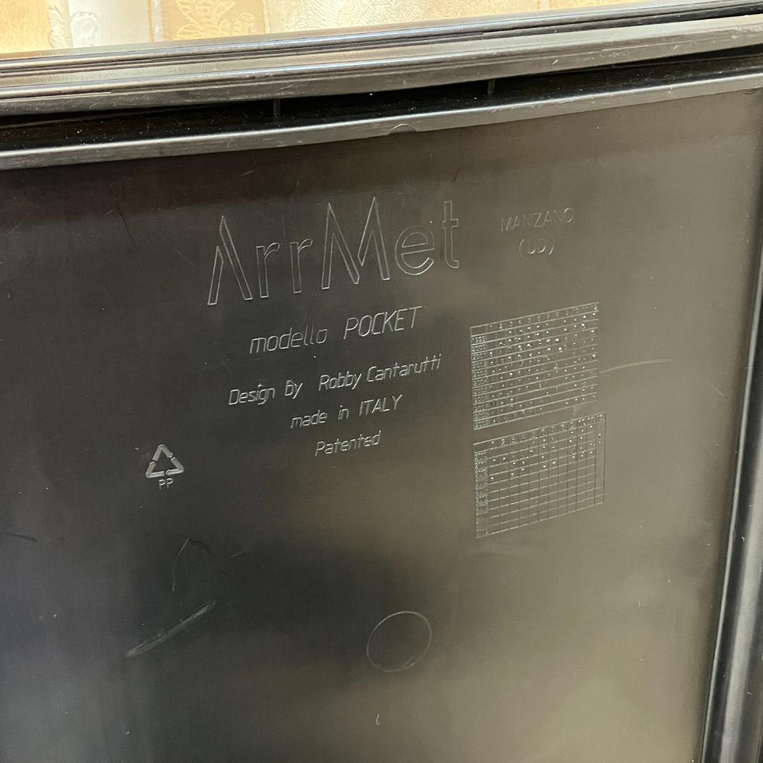 ①ArrMet Pocket アーメット ポケットチェア 2脚セット ブラック