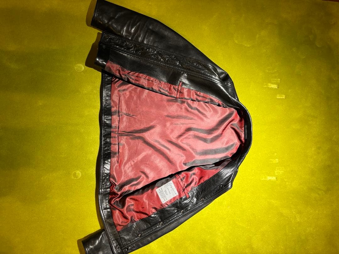 ヨウジヤマモトプールオム シングルライダースジャケット