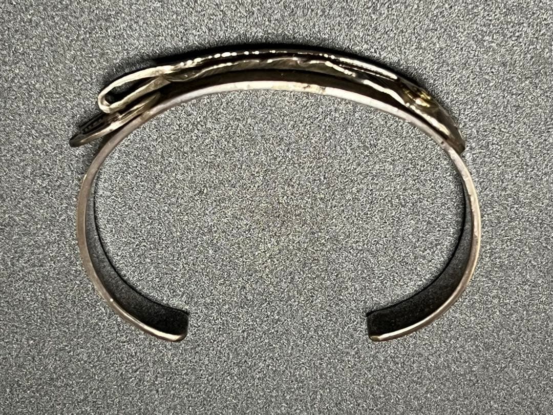 ゴローズ goro's K18メタル特大フェザーブレスOLDバングル