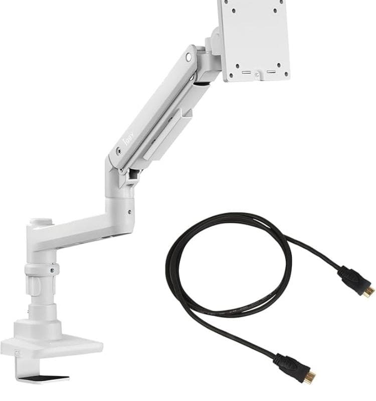 モニターアーム　iggy LS112 ホワイト　快適ワーク　2〜20kg