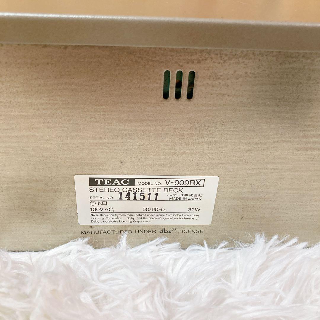TEAC ステレオカセットデッキ　V-909RX