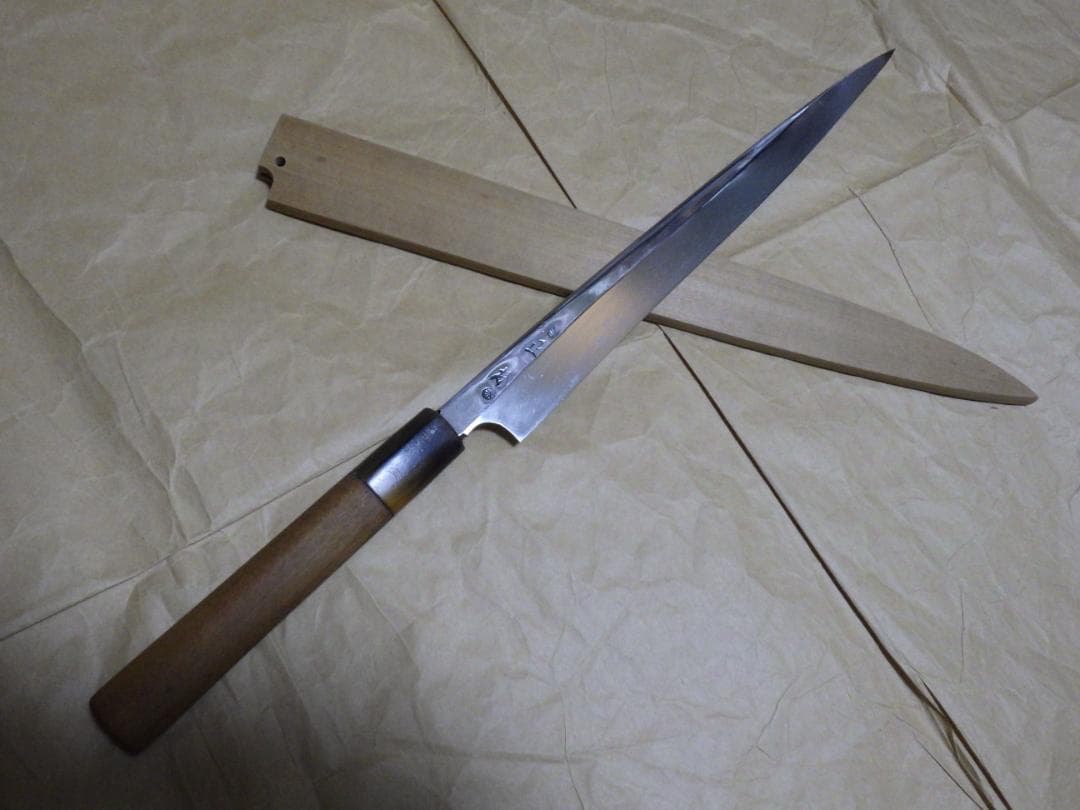 K*a様 本焼★正本フグ引き包丁刃渡り290ｍｍ★水焼★鞘付属★