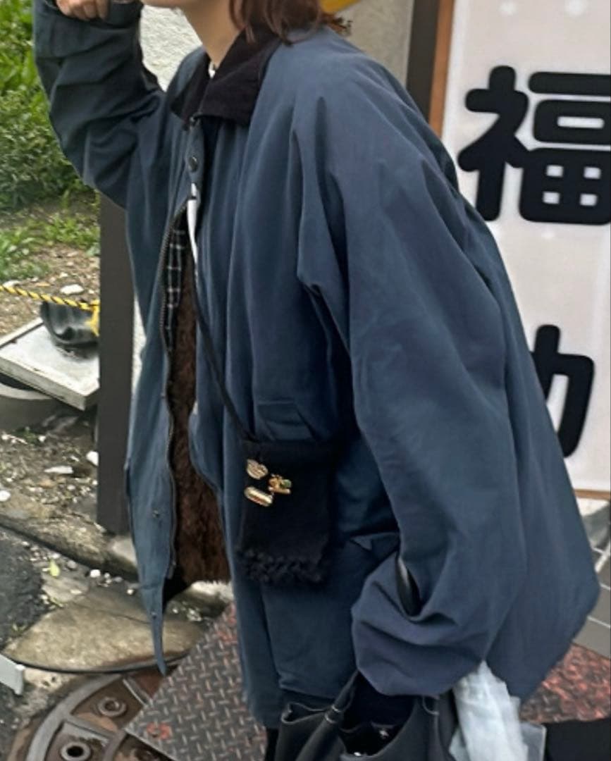 【最終値下げ】ハンティングジャケット ブルー 紺