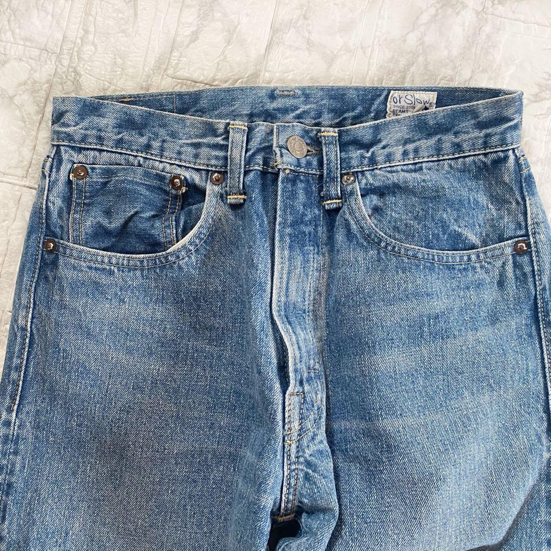 オアスロウ　ビームス　別注　デニム　no.8 BEAMS BOY ストレート