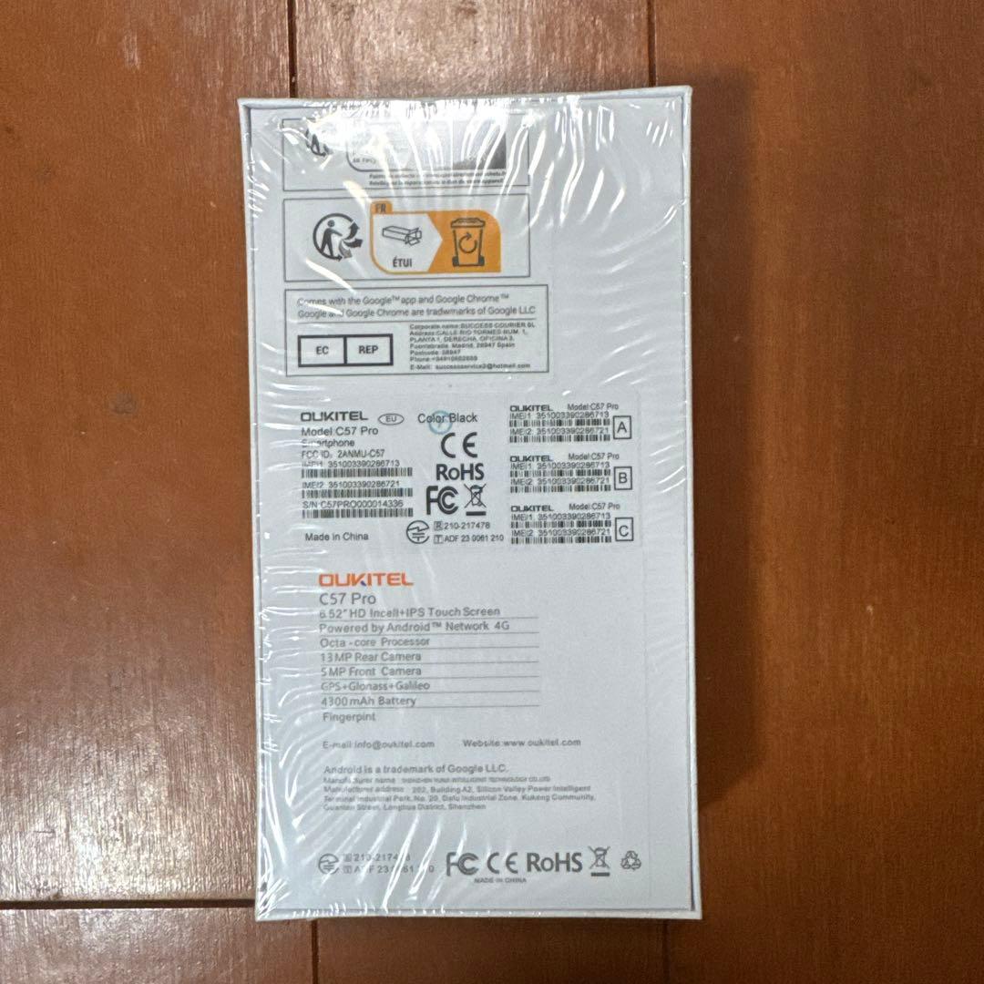 OUKITEL C57 Pro 黒色 4GB/128GB