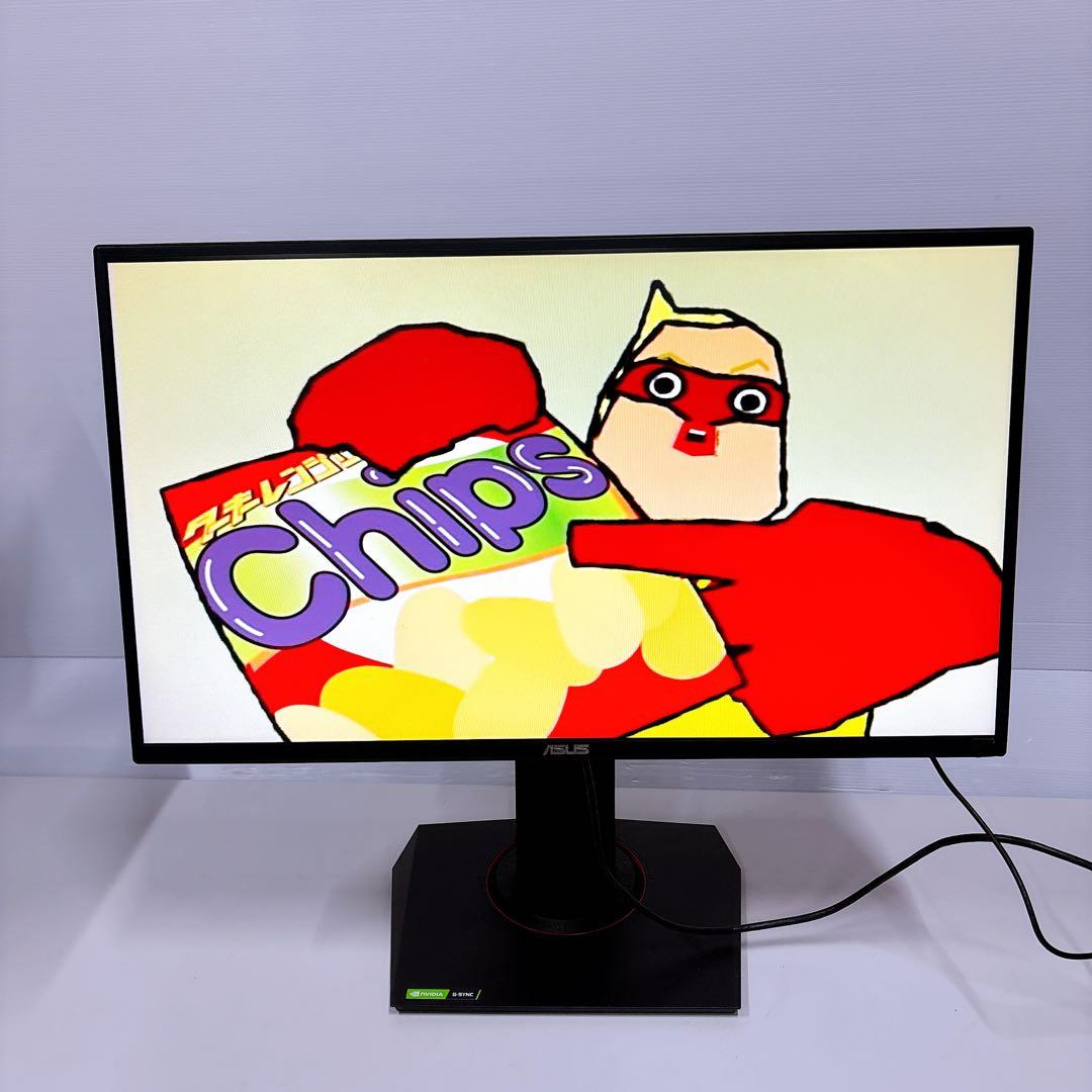 ASUS ゲーミングモニター 165Hz 24.5インチ　VG258QR-J