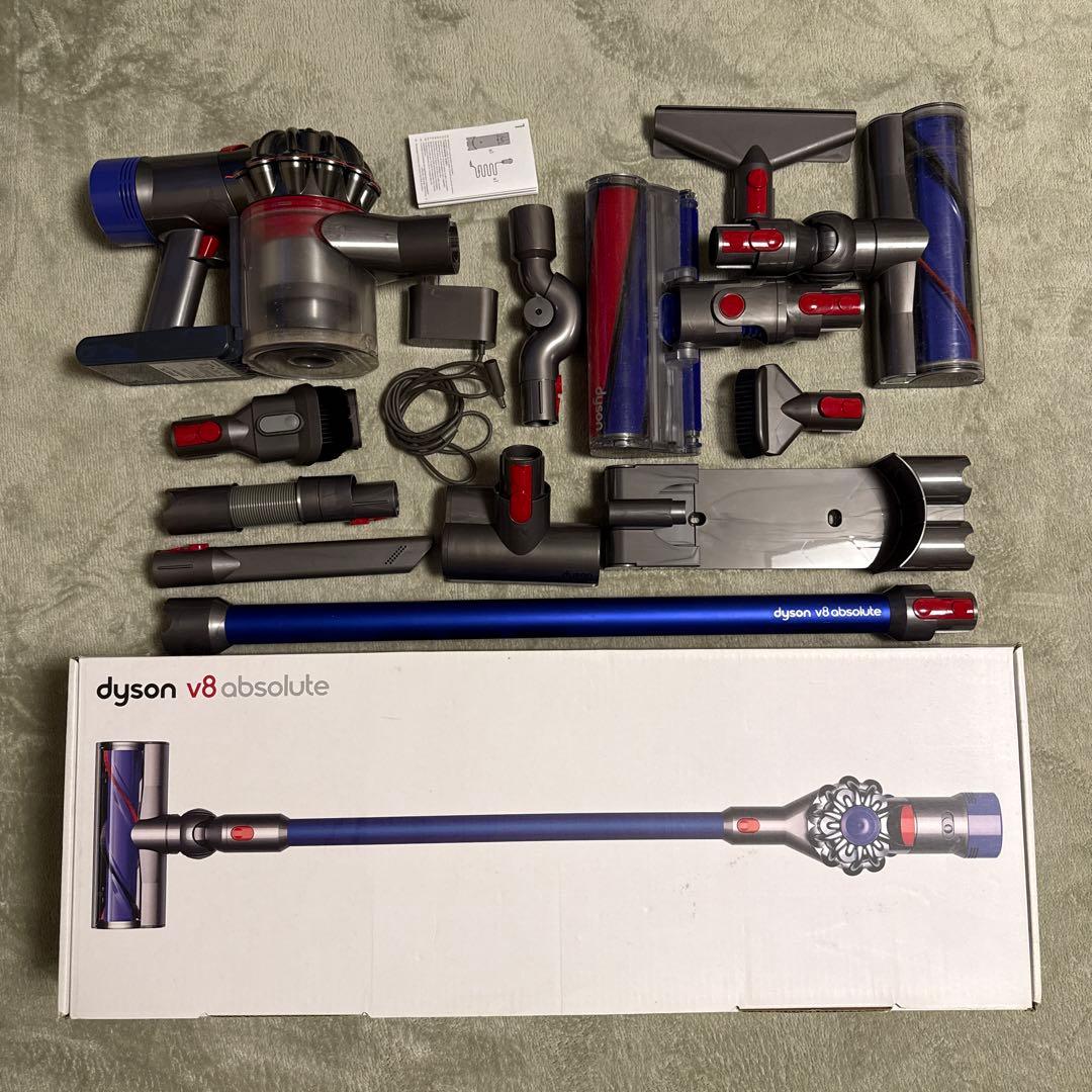 【箱あり】Dyson V8 Absolute 掃除機 本体と付属品
