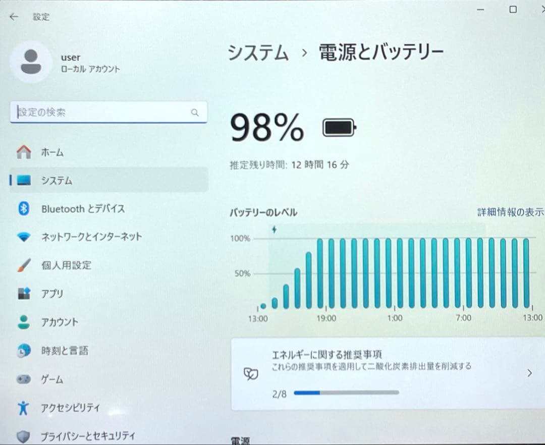 Let's note CF-SZ6 SSD256GB メモリー8GB #3