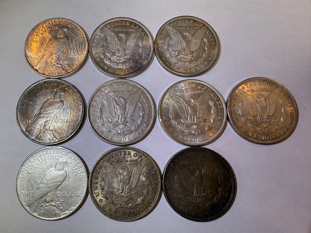 アメリカ モルガンダラー ピースダラー 銀貨