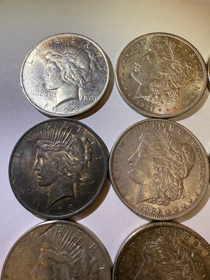 アメリカ モルガンダラー ピースダラー 銀貨