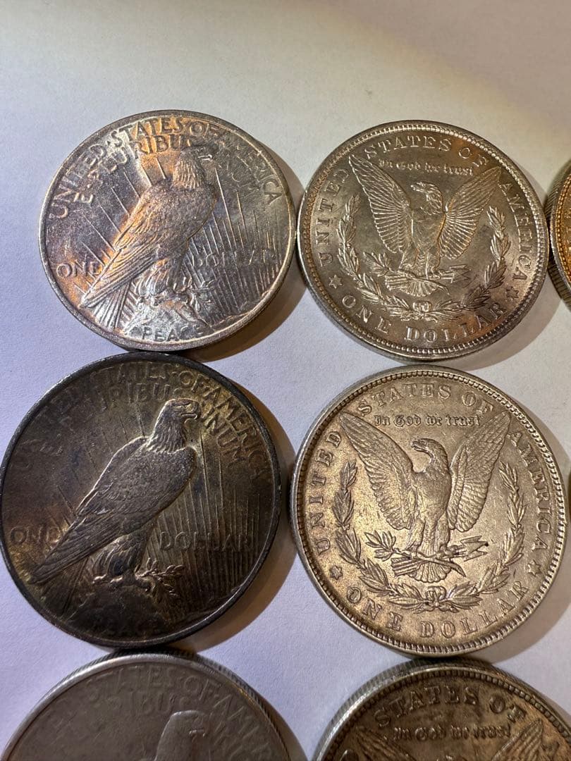 アメリカ モルガンダラー ピースダラー 銀貨