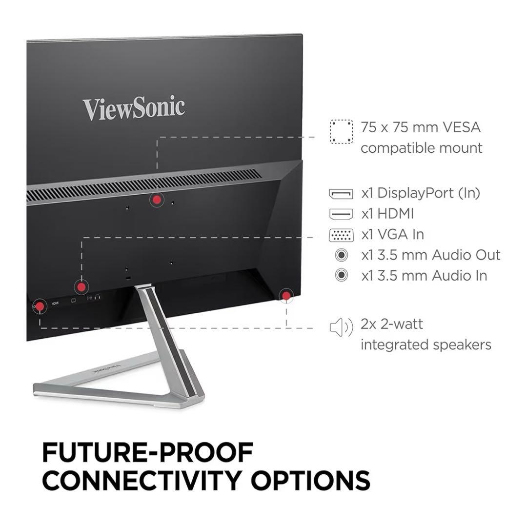 【美品】ViewSonic 23.8(24)インチモニターVX2476-smhd
