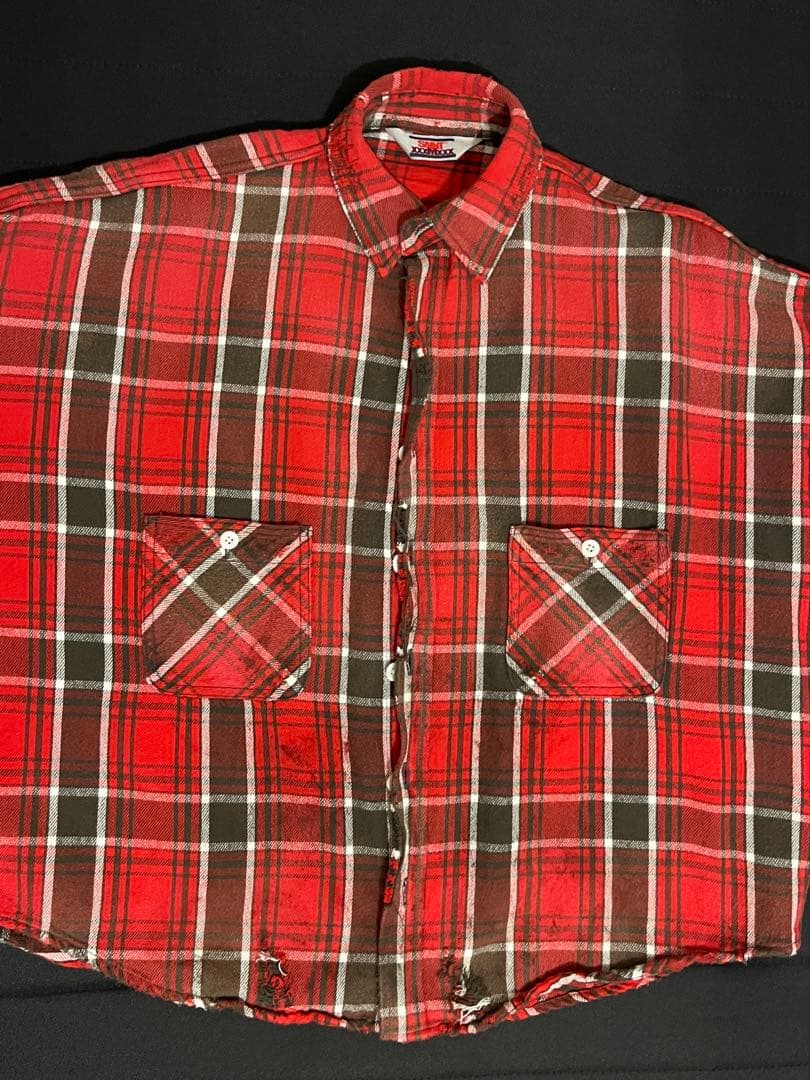 セントマイケル 24AW フランネルシャツ S