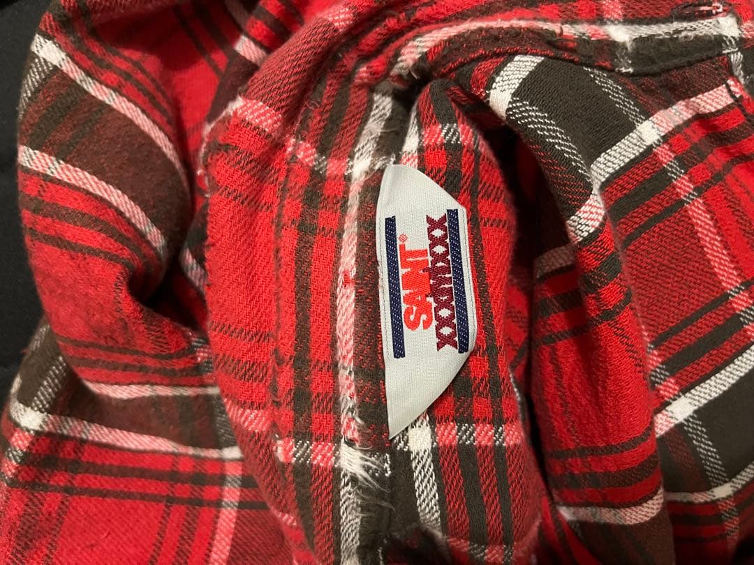 セントマイケル 24AW フランネルシャツ S