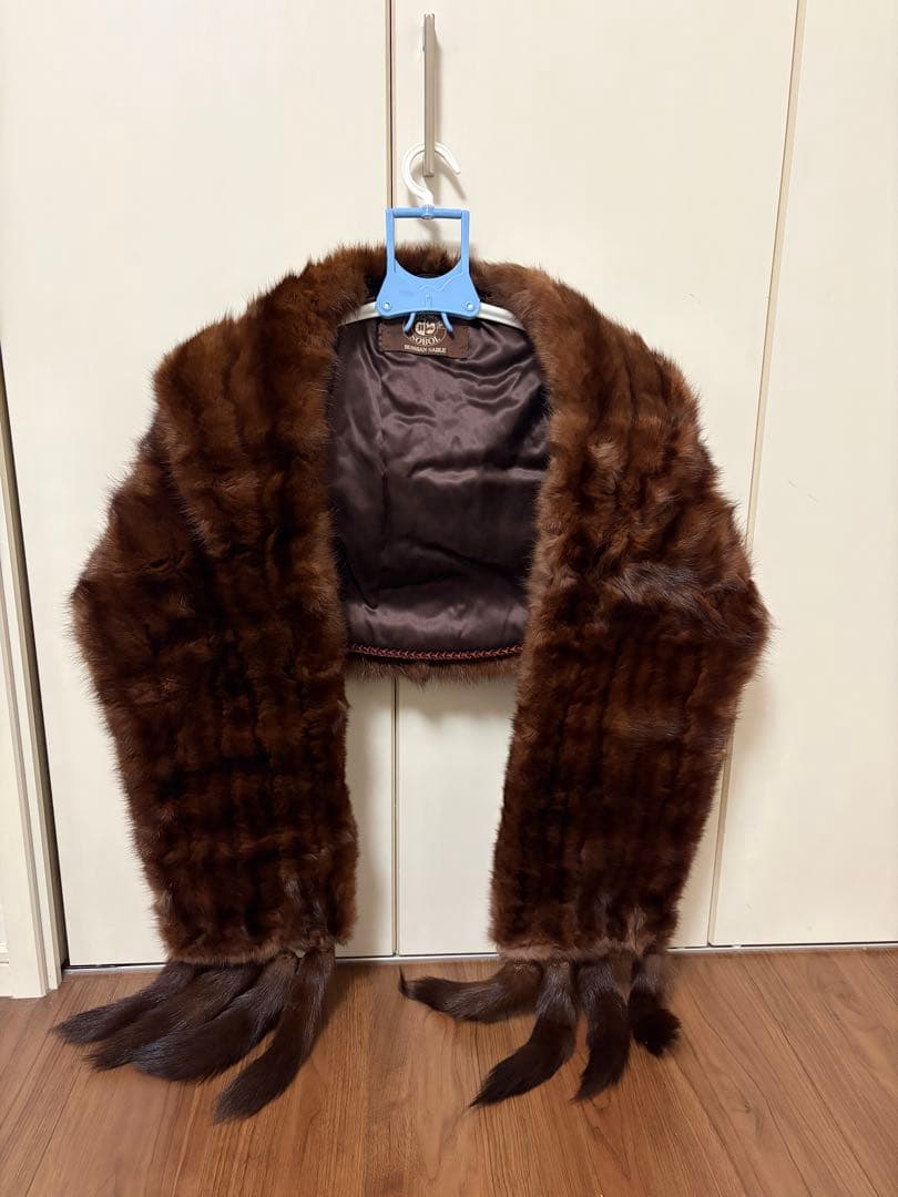 【最高級】RUSSIAN SABLE (毛皮　ショール) ※小さいショール付き