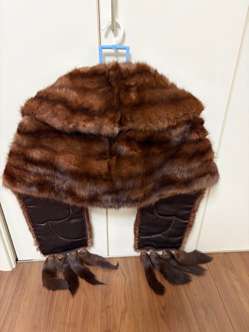 【最高級】RUSSIAN SABLE (毛皮　ショール) ※小さいショール付き