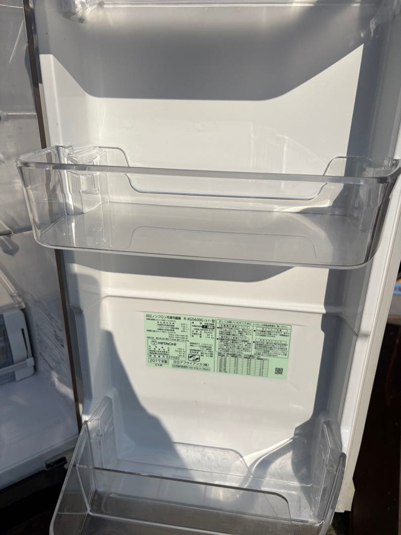 HITACHI/日立 ノンフロン冷凍冷蔵庫 R-XG5600G　6ドア