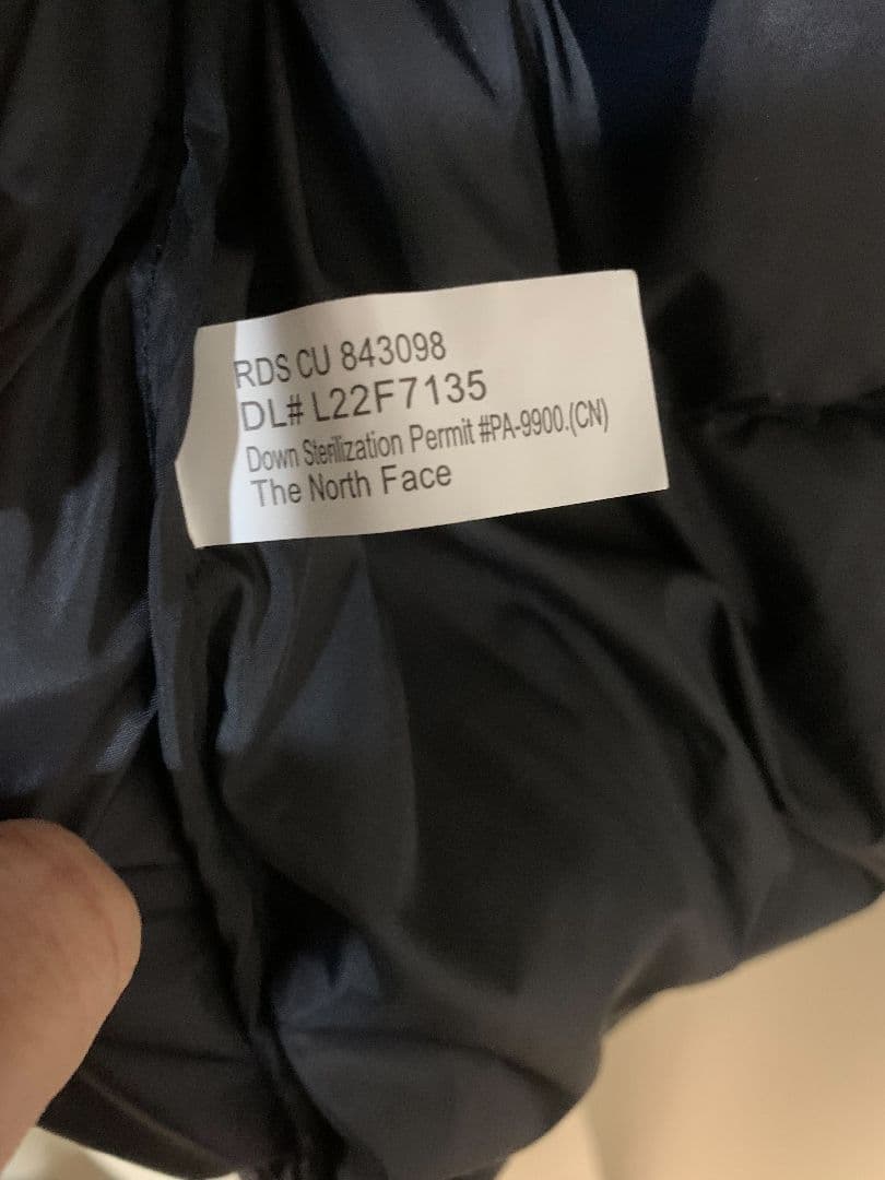 THE NORTH FACE 700 ブラックダウンジャケット